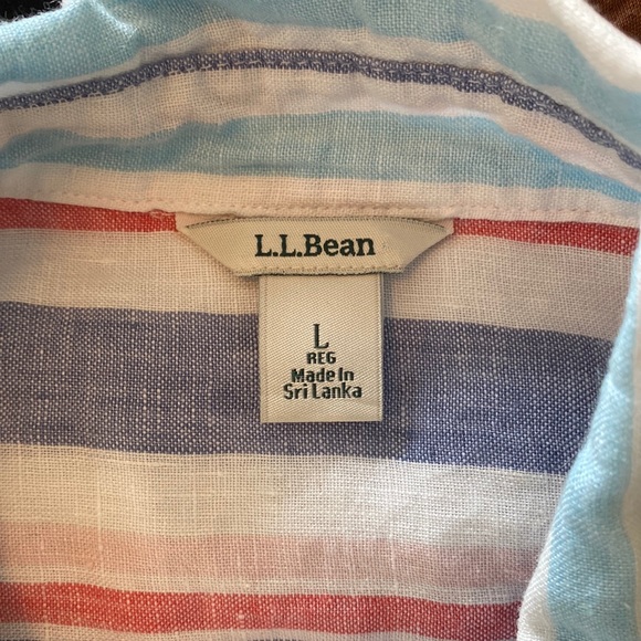 LLBean Linen Shirt - Picture 2 of 5